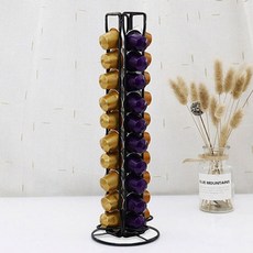 커피캡슐 홀더 360도 캡슐커피 거치대 디스펜서 40구ver1+2bbR