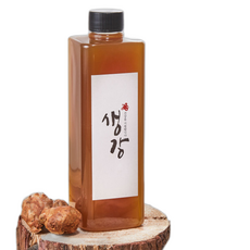 수제 생강청 (플라스틱병) 생강착즙원액 천연당, 1개