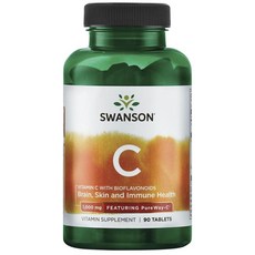 SWANSON 斯旺森 維他命C錠 1000mg, 1個, 90 件