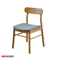 RICHOME 歐薩卡日式餐椅 CH1458, 1個, 橡木色, 橡木色