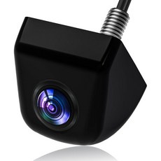 AHD 1080P 메탈 백업 카메라 - IP69K 방수 170도 광각 투명 야간 투시 후진 카메라 - 카 트럭 SUV RV 밴 픽업 12V 전방 후방 시야 주차 보조 장치, 66012-Black