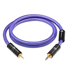 엔드 실버 도금 HiFi 4.4mm ~ 3.5mm 오디오 케이블 4.4mm 밸런스 ~ 4.4mm Aux 잭 밸런스드 오디오 어댑터, 03 2m, 02 2.5mm to 3.5mm Cable