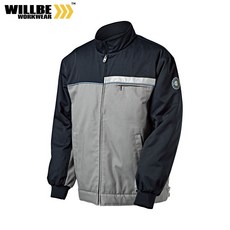 윌비 상단 배색 패딩점퍼 작업복 작업복점퍼 회사단체복 PR707