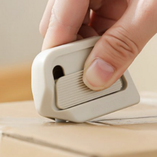 테르보 택배 테이프 안전 칼, 아이보리, 1개