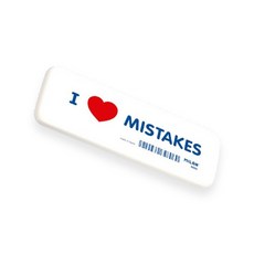 밀란 I LOVE MISTAKES 4806 지우개 CNM4806, 혼합색상, 1개