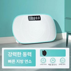 진동운동기구 쉐이크보드 유산소 운동기구 전신 화이트 단, 스마트 화이트 자동 시작-중지 지방 분리, 기본 모델명/품번