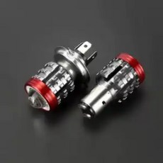 適用雅馬哈 JOG LED 機車燈泡 遠近光 一體 巧格專用 藍色天使眼, 1個, 巧格專用  藍色天使眼