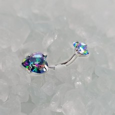 식스미 다이나믹 하트 3종 배꼽 피어싱BBS