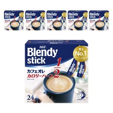 AGF Blendy 熱量減半咖啡歐蕾即溶咖啡, 6個, 24入