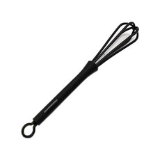 핸드 에그 비터 플라스틱 달걀 털 휘발 수동 핸드 믹서 주방 베이킹 가제트 도구, 검은색, 1개