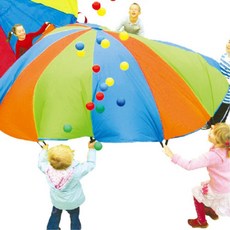 유치원 낙하산 1.8m 신체놀이 실내 체육활동 단체 스포츠 주간보호, 1개