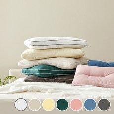 모던하우스 국내산 커버가 필요없는 경추굽베개 2size 7color, 02_경추굽베개 30X50 네이비