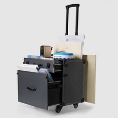 이동식 미술도구 캐리어 화구통 입시 정리함 메이크업 수납함 미대 화구박스 미대생, 1개