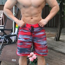 워너빅 남자 밀리터리 수영바지 보드숏 피지크 비치팬츠 수영복 반바지
