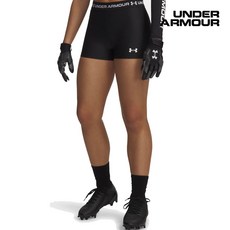 언더아머 여성 히트기어 컴프레션 트레이닝 3인치 쇼츠 레깅스 6010725-008 228908