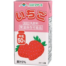 라쿠노우 마더스 딸기라떼 250ml x 24개 일본 딸기우우 멸균우유, 1박스