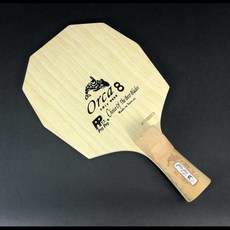 【雙兵桌球】 Pro 桌球拍 ORCA 8 虎鯨 7夾純木8角拍 RL台灣式細柄, 1個, 77 +/- 1g