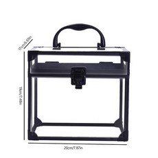 메이크업 정리함 다기능 대형 PVC 화장품함 파우치, 투명 특대형 메이크업 박스