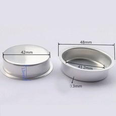 10PCS 금속 캔들 GHT 장식 홀더 촛대 삽입 라이너 스파 40MM 실버 직경 TE 플레이트, A