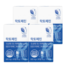 자연해답 락토페린 동결건조 600mg x 30정, 4개