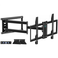 HCMOUNTING 30.12\" Long Arm Corner TV Wall Mount for Most 32-80 Inch TVs Pre-Assembled Full Motion, HCMOUNTING 30.12" Long Arm Cor