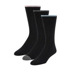 Ted Baker 남성용 패턴 크루 드레스 양말 (3팩) Lt 데님 헤더/네이비/캐시미어 블루 원사이즈