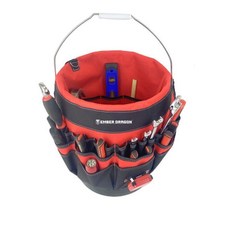 공구 가방 버킷 바구니 휴대용 정리함 원형 양동이, 1개