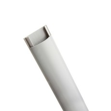 전선몰딩(반달/회색)중/40*1 000 (1개입)(비포장), 회색, 1개