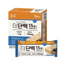 빙그레 더단백 마일드 프로틴바 아몬트쿠키 9p, 450g, 4개