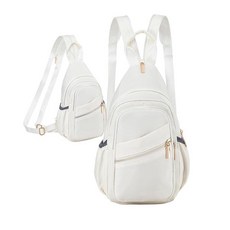 Xsecnua 여성용 소형 크로스바디 슬링 백 미니 백팩 컨버터블 하이킹 데이팩용 체스트 핑크 스몰 146274