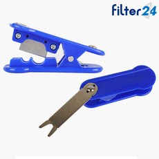 2in1 정수기 튜빙 호스 컷팅기 절단기 피팅 분리기 일체형 블루, 1개