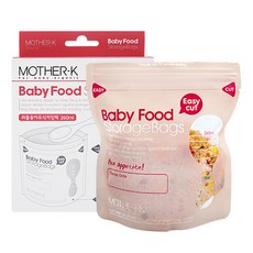 마더케이 일회용 이유식저장팩 260ml, 25개입, 6개