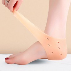 실리콘 발뒤꿈치 보호 패드 오른발 왼발 2p, 1세트