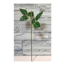 香皂玫瑰花花桿 粗桿 玫瑰花頭專用花桿33cm 人造花桿 帶葉花桿, 33cm含2葉(6片葉)1支-不含花頭,, 10個