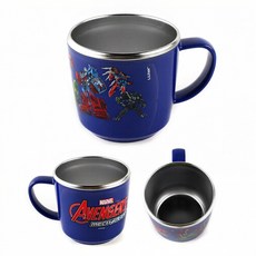 MARVEL 復仇者聯盟 Mech Strike 304不鏽鋼兒童杯 225ml 韓國製造, 1個
