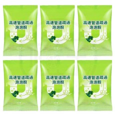康思嘉 管道疏通泡泡粉, 1個, 管道疏通泡泡粉 - 6袋（超值裝）