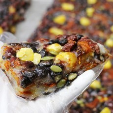 장평방앗간 영양찰떡 국산 서리태 곡물가득 영양떡 개별포장, 1개, 1kg