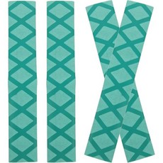 테니스 라켓 손잡이 그립 교체 땀 흡수 드럼 스틱과 라켓을 위한 5쌍 미끄럼 방지 조절 쿠션 그립으로 제어력과 편안함을 향상시킵니다, Green, 16.5x1.8cm