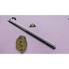 國華撞球 KH1601黑檀插黑檀楓色板6插仿紹撞球桿，專業撞球器材, 1個