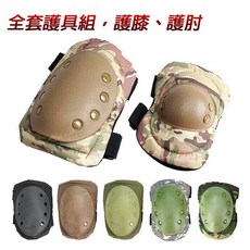 圓仔全套護具組，護膝護肘，自行車單車戶外運動安全防護必備, 【黑色】~2945, 1個