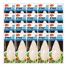 [하림] [냉장] 닭가슴살 오리지널, 100g, 20개