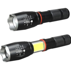 led 손전등 다용도 경광등 휴대용 슬라이드 손전등 랜턴