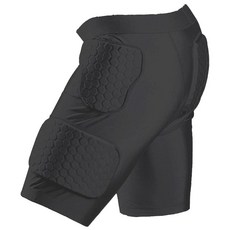 MK MOSSE KARNE 남성용 축구 거들/반바지 청소년 5패드 거들 축구 패딩 압축 반바지 엉덩이 허벅지 보호대 농구 거들 반바지