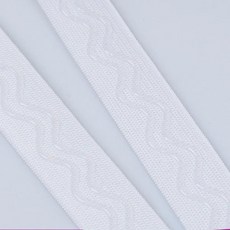 화이트 블랙 미끄럼 방지 스트레치 탄성 밴드 바느질리본 의류 플렉스 바느질 재료 스커트 바지 브래지어 속옷, 색상: 1. 하얀색 / 너비: A. 25mm, 1개