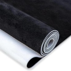 자동차 실내 장식품 수리 폼 백업이있는 스웨이드 패브릭 인테리어 벨벳 랩 하늘 천장 직물 재료 블랙, 5. black / F. 300x150cm(W)-..., 1개