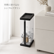 홈치치 재활용 분리수거함 1P, 블랙
