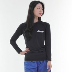 일루소 로고 일루소서프클럽 베이직 긴팔 여성용 래쉬가드