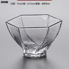 DFMEI 家用高硼硅玻璃品茗杯 小茶杯主人杯 茶碗, 1個