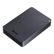 BUFFALO USB3.1(Gen.1) 대응 내충격 휴대용 HDD 4TB 블랙 HD-PGF4.0U3-GBKA