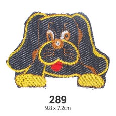 와펜 DIY 자수 패치 와펜모음 열부착식와펜, 4개, 와펜 패치 289번